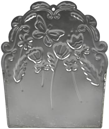 Decorative Hanging Wall Basket Shabby Chic Wall Planter for Indoor Planters Decor Blue Wall Planter Holder Metal Hanging Planter Wall Mounted Planter for Farmhouse Garden Wall Decor - Image 6