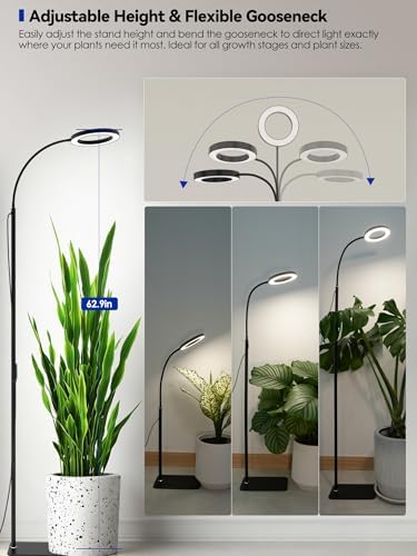 Grow Lights for Indoor Plants,LED Plant Light with Stand for Indoor Growing - Image 5