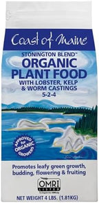 Coast of Maine (4lb) Stonington Blend Organic Plant Food with Lobster, Kelp and Worm Castings - OMRI Listed - Image 3