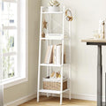 Hzuaneri Ladder Shelf, Bookshelf, Freestanding Corner Storage Shelf by Hzuaneri