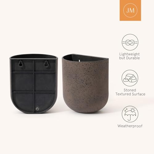 LA JOLIE MUSE Wall Planters for Indoor Plants, Hanging Flower Pots, 2 Pack - Image 5