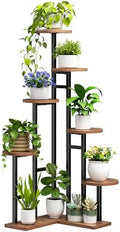 HOOBRO Corner Plant Stand Indoor, 7-Tier Plant Shelf for Indoor Plants by HOOBRO
