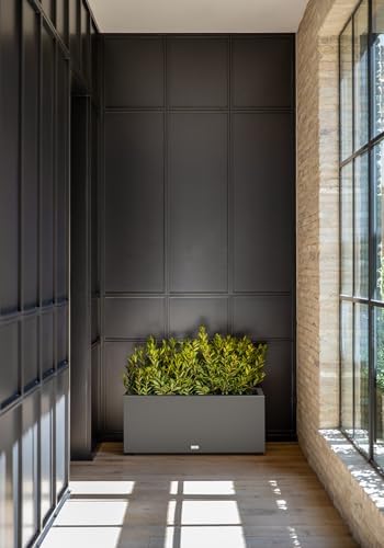Veradek Block Series Long Box Planter - Rectangular Outdoor Planter - Image 5