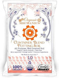 Organic Mechanics Container Blend Potting Soil, 1 Cu Ft - All-Purpose, Peat-Free, Well-Drained Blend with Compost, Rice Hulls, and Worm Castings for Growing Annuals, Perennials, Woody Plants by OrganicMechanics