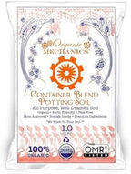 Organic Mechanics Container Blend Potting Soil, 1 Cu Ft - All-Purpose, Peat-Free, Well-Drained Blend with Compost, Rice Hulls, and Worm Castings for Growing Annuals, Perennials, Woody Plants by OrganicMechanics