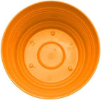 Bloem Saturn 10" Plastic Planter with Saucer, Mango, 4-Pack - Image 7
