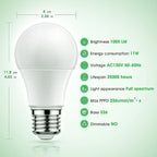Briignite Grow Light Bulbs, Full Spectrum Grow Light Bulb, LED Grow Light - Image 5