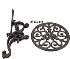 OwnMy Heavy Duty Cast Iron Plant Stand Indoor Outdoor Flower Pot Holder - Image 2