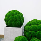Round Faux Moss Balls Outdoor Dia 8in, Green Grass Plant Ball Spheres, Topiary Ball Artificial Outdoor, Artificial Grass Pendant Ceiling, Garden Spheres Decorative - Image 5