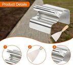 Landscape Curb Trowel, Stainless Steel Concrete Curbing Tool with Handle, Wave Edge for Garden Lawn Edging - Image 6