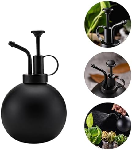 SUPVOX 304 Stainless Steel Watering Pot and Handheld Spray Kettle for Indoor Plants, 500ml Black Gardening Tool with Fine Mist Sprinkler for Household Use - Image 7