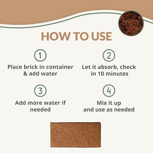 Coco Bliss 650gm Bricks (5-Pack) + Vermiculite Bliss (24 Qts) - Organic Coco Coir & Fine Vermiculite for Plants - Compressed Coco Coir Bricks - OMRI-Listed Coco Coir for Plants, Herbs, & Gardens - Image 3