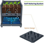 LINEX Raised Garden Bed Planter Box with Trellis, 56.7” Tomato Planters for Climbing Plants Vegetable Vine Flowers Outdoor Patio, Tomatoes Cage w/Self-Watering & Wheels - Image 5