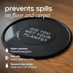 Lettuce Grow 23in Silicone Plant Mat | Water-Resistant Floor Protector - Image 2