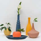 W&W Ceramic Plant Saucer - Plant Trays for Indoor Pots(Blue, 13 inches, 2 Packs) - Image 4