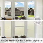 HIDBEA Frosted Glass Window Privacy Film,Static Cling 35.4 in x 16.4 ft - Image 3