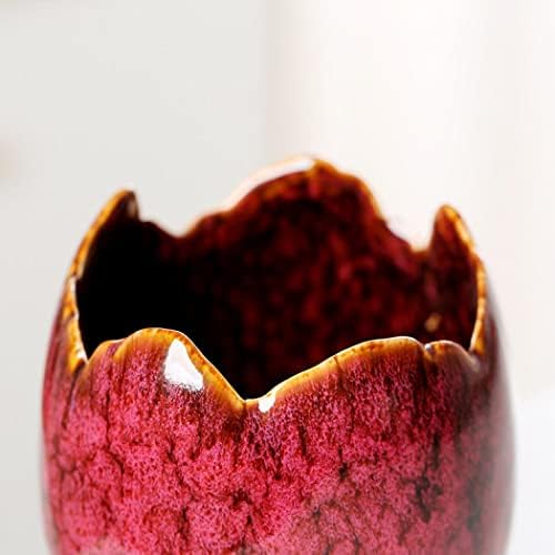 YYW Succulent Pots, 4 Pack Ceramic Planters with Drainage Hole, Garden Pots - Image 6