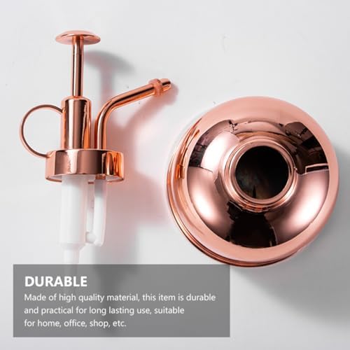 Vintage 300ml Watering Bottle with Pump Stainless Steel Sprayer for Plants - Image 6