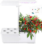 Hydroponic System Growing Indoor Garden 12 Pods 36W 100 Bulbs in 5 Colors LED Growth Light, Herb Garden Kit Indoor with Quiet Pump ＆ Automatic Timer Adjustable Height Up to 23" 5L Water Tank by KIMORE