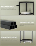 Hzuaneri Corner Shelf Stand 7-Tier Corner Bookshelf Storage Standing Shelf - Image 5