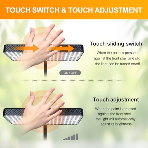 FECiDA High Output Tall Grow Lights for Indoor Plants with Stand and Timer - Image 4