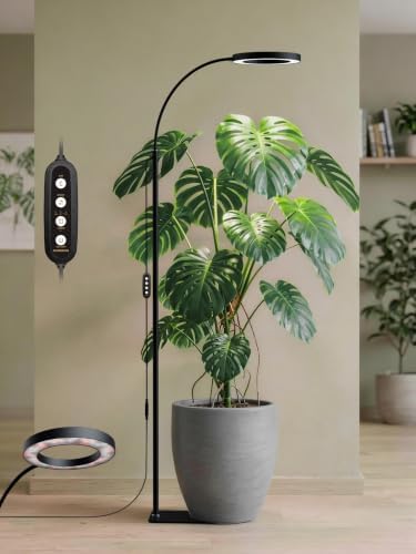 Grow Lights for Indoor Plants,LED Plant Light with Stand for Indoor Growing by GLOWRIUM