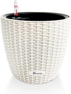 Dexceder 9x8 Self Watering Planter (Ivory White Rattan) by Dexceder