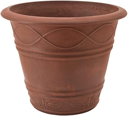 PSW ME36TC Western Weave Planter, 14 by 11.5-Inch, Terra Cotta Color - Image 2