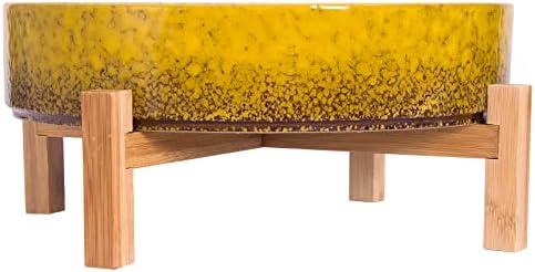 ARTKETTY Bonsai Pots, 11 Inch Large Succulent Pots with Drainage Stand - Image 3