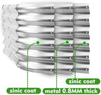 YSEJOMP 17" Tall 24" Diameter Round Raised Garden Bed Kits Outdoor Silver - Image 5