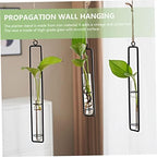 Abaodam Xmas Wall Hanging Propagation Station 3pcs Iron and Glass Tubes - Image 5