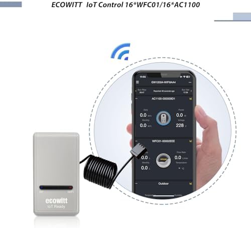 ECOWITT GW1206 Soil Moisture Tester Kit, Includes GW1200 IoT Wi-Fi Gateway and WH51 Soil Moisture Sensor, 915 MHz - Image 4