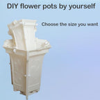 Hexagonal Cement Flower Pot Molds, Concrete Planter Moulds for DIY Garden Lover (44CM) - Image 3
