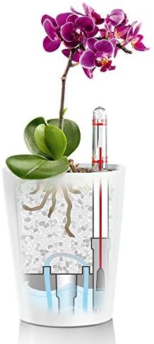 Lechuza 14921 Deltini Self-Watering Garden Planter, Pastel Violet, 6 - Image 4