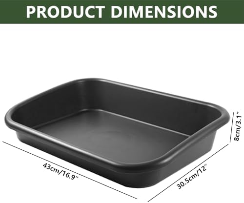 1-Pack Gardening Tray, Large Potting Tray for Repotting Plants, Waterproof Foldable Mat for Indoor & Outdoor Garden Use, Soil Mixing & Dirt Control - Image 6