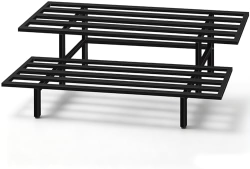 Heavy Duty Plant Stand Outdoor Indoor, Large Metal 48" L x 10" W x 12" H by Unknown