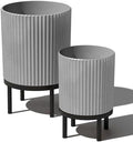 Veradek Demi Series Raised Duo Planters - Set of 2 Planters with Stands by VeradekOutdoor