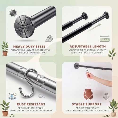 22 Pcs Window Hanging Plant Holder Set Boho Hoom Decor, No Drilling - Image 4