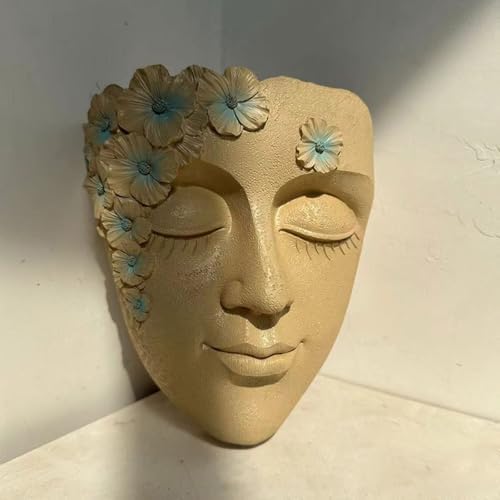 Geometric Face Wall Hanging Planter for Indoor Plant Display, A - Image 6
