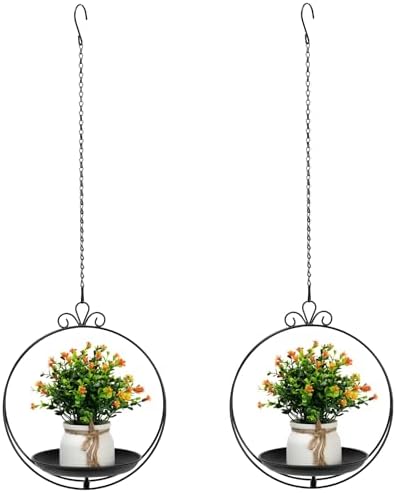 Hanging Planter for Indoor Outdoor Plant, Plant Hanger, Hanging Plant Tray by ZYUXUANBringNatureCozyHome