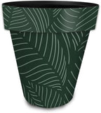 Briarwood Lane Everyday Planter 14" x 15" x 15" Tropical Leaves Large Planter by BriarwoodLane
