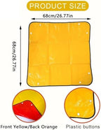 2 PCS Planting Mat Potting Pad Foldable Garden Plant Flower Pot Reusable Transplanting Waterproof Mats Home Gardening Supplies(68x68cm) - Image 2
