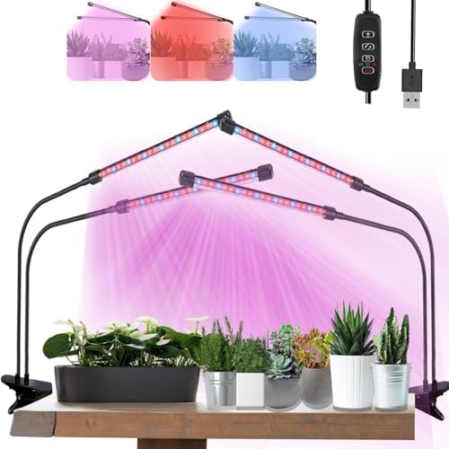 Grow Lights for Indoor Plants,Plant Growing Lights with Auto On Off Timer by Otryad