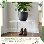 RattanView 3 Pcs 17, 16, 15 Inch Acrylic Risers Display Stands Plant Stand - Image 6