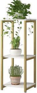 3 Tier Plant Stand Indoor Corner Tall Square Shape Plant Shelf by YIZAIJIA