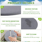 12Pcs Diatomaceous Earth Coaster 4/6/8inch Diatomite Plant Saucer Stone Plant Sourcer Instant Dry Water Absorbent Diatomite Tray Water Absorbent Plant Coasters Diatomaceous Earth Mat Absorbent Pad - Image 3