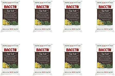 Michigan Peat Baccto Topsoil with Reed Sedge, Peat & Sand, 50 lb, 8-Pack by Baccto