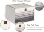 StorageWorks Closet Organizer Bin with Clear Window, Beige, 14.5x14.5x10.25 - Image 5