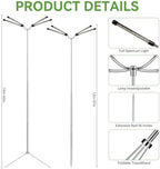 Grow Lights for Indoor Plants Full Spectrum,15-62 Inches Height Adjustable Dsektop and Standing Plant Growing Lights with Detachable Tripod Stand for Large and Small Plants, Auto On/Off Timer - Image 4