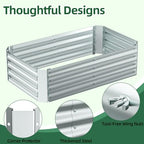 Ohuhu 4x2x1 FT Raised Garden Bed Outdoor with Cover, 3-in-1 Gardening Set - Image 7
